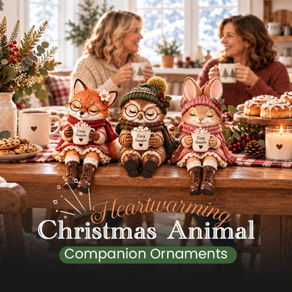 🦉✨ Magische Kerst Dieren – Klein, Lief & Gezellig!