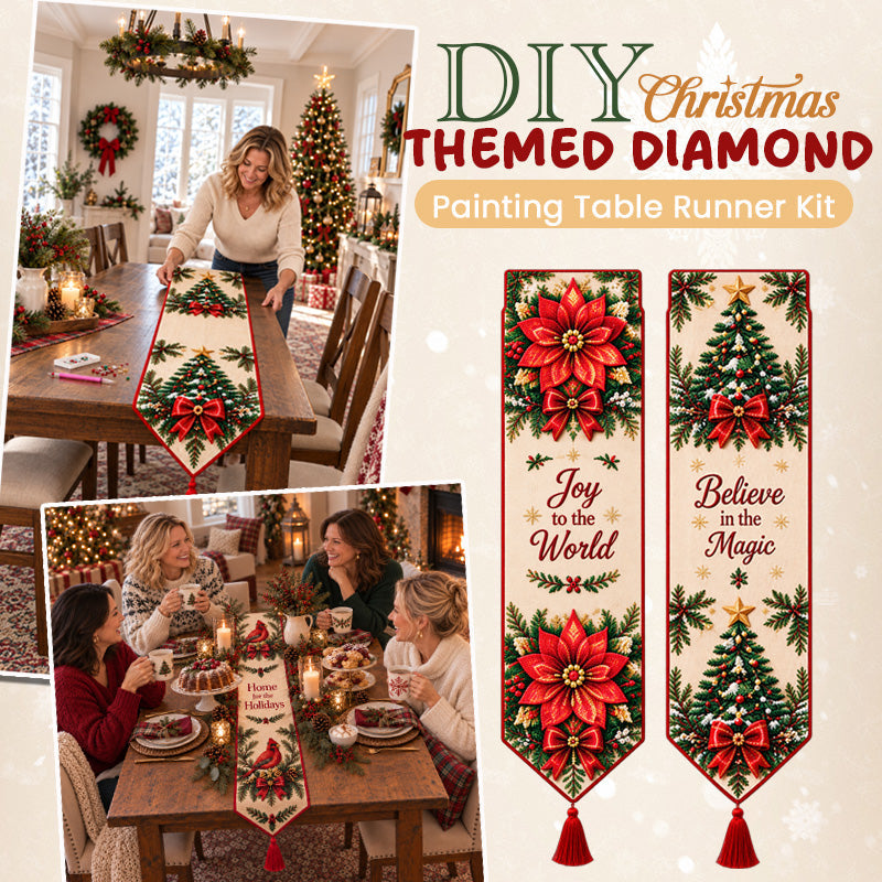 🎄💎 DIY Kerst Tafelloper – Laat Je Feesttafel Stralen! ✨