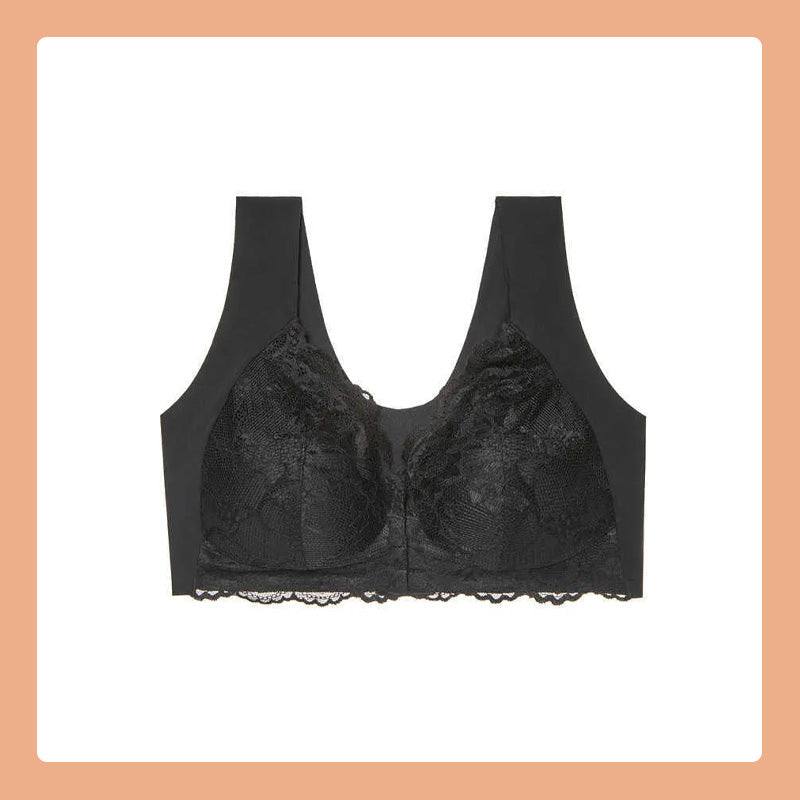 Voorste knoop dunne beha kant sexy lingerie