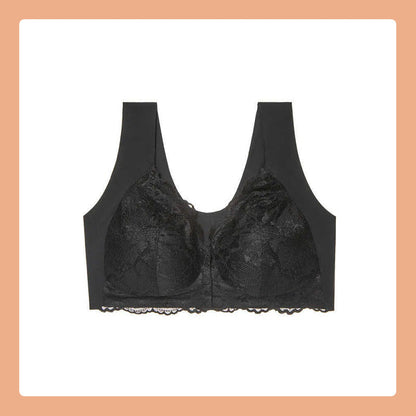 Voorste knoop dunne beha kant sexy lingerie