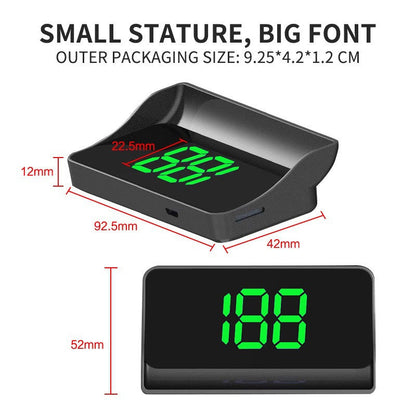💥Escort voor veilig rijden💥Snelheidsmeter met head-up display🚗