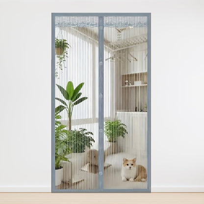 🪟🦟 Magic Mesh Summer Magnetic Mosquito Screen Door Curtain