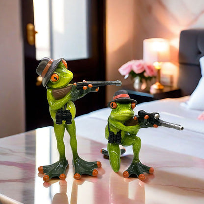 🐸🎯 Kikkerjager – Grappig figuurtje van een kikkerjager