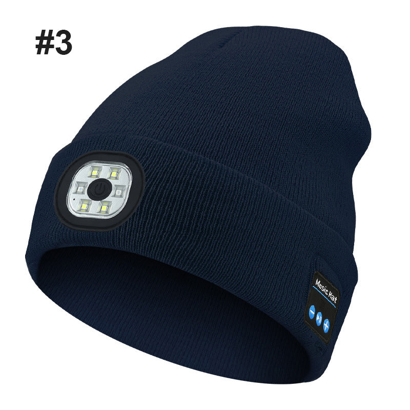 Bluetooth LED Gebreide Muts