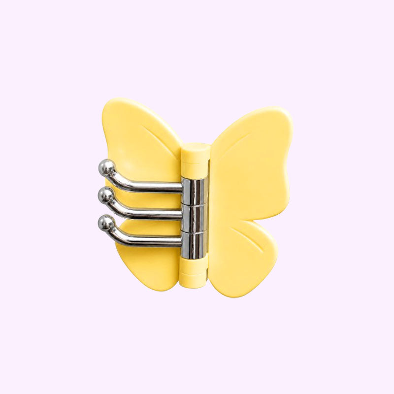 Functioneel & Schattig – Vlinder Wandhaak met 180° Rotatie 🦋✨🏡