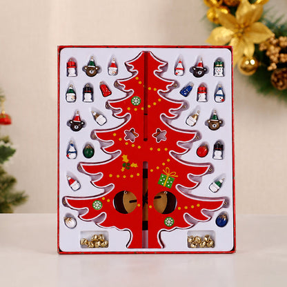 🎄 Zelfgemaakte houten kerstboomversiering