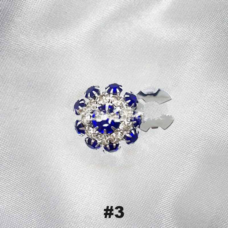 Gebloemde diamanten mouwknopen