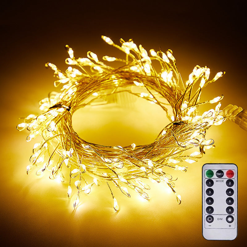 🌟🎇 Flexibele LED Vuurwerklichtjes – Creatieve Koperdraadverlichting voor Elk Interieur