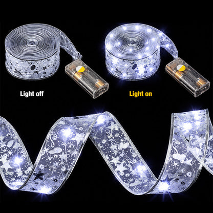 🌟🎄 LED Kerstslinger met Dubbelzijdige Kerstprints – Flexibel & Sfeervol 💫