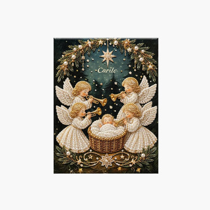 ✨🙏 Diamond Painting Kit met Kerststal | Jezus Christus Kerst Geloof Kunstdecoratie 💎🎄