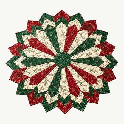 🎄🌺 Kerst Bloem Placemat – Houd Je Tafel Mooi & Droog!