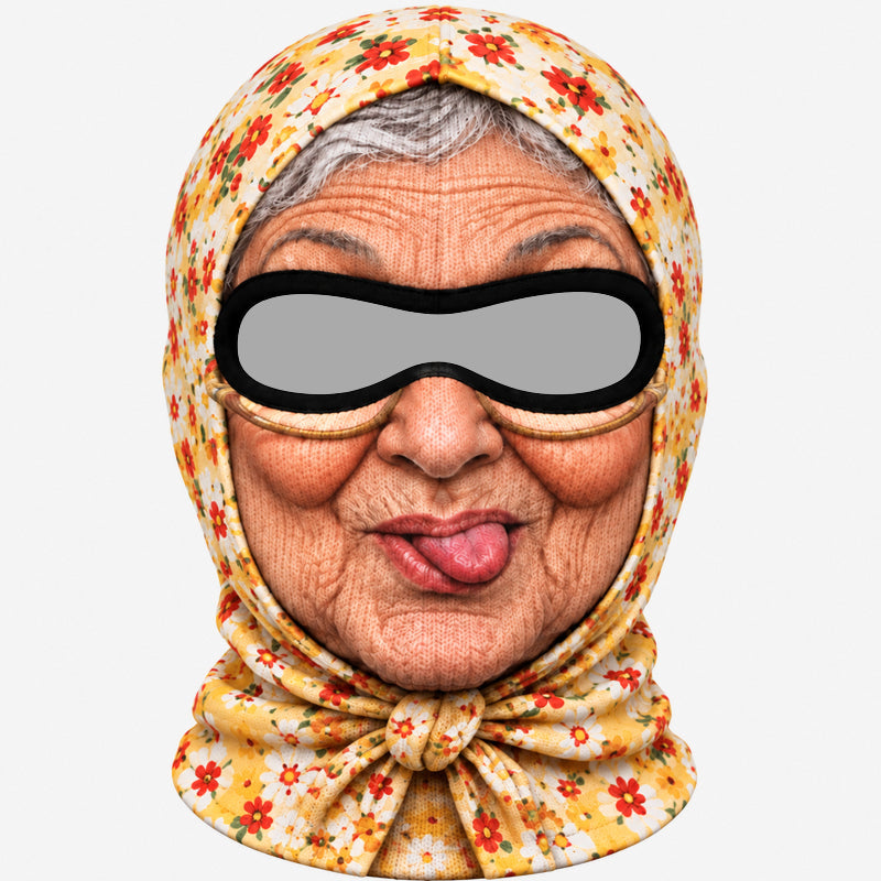 😂🎿 Grappige Oma Skimuts – Gegarandeerd Lachen op Elk Feestje!