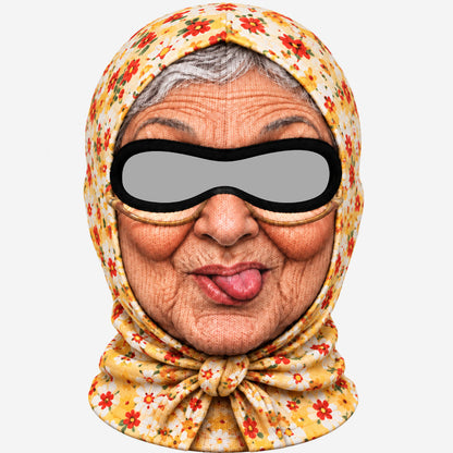😂🎿 Grappige Oma Skimuts – Gegarandeerd Lachen op Elk Feestje!