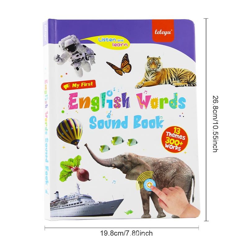 My First English Toy Sound - 470+ woorden, 21 thema's & leuke woordspelletjes! Perfect taalspeelgoed voor kinderen! 🇬🇧🔊