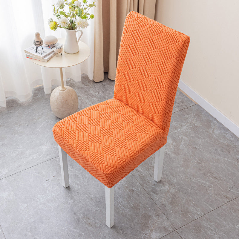 🪑 Elastische stoelhoes voor aan de eettafel met een zachte bubbelstructuur