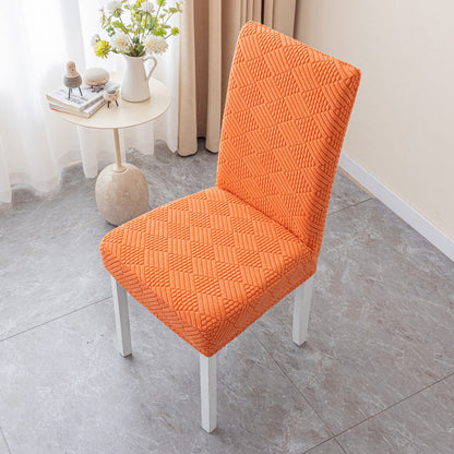 🪑 Elastische stoelhoes voor aan de eettafel met een zachte bubbelstructuur