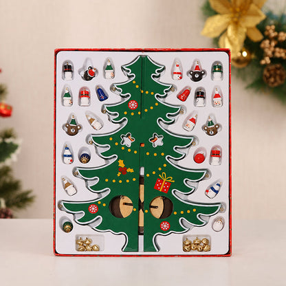 🎄 Zelfgemaakte houten kerstboomversiering