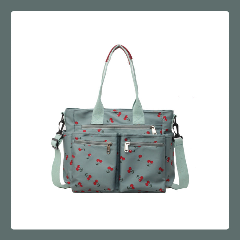 🍒Draagtas met kersenprint