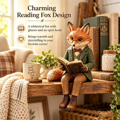 📖  Lezende vos-ornament - Het perfecte cadeau voor echte boekenliefhebbers! 🦊