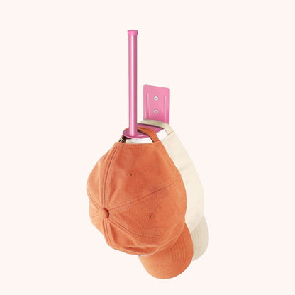 🧢✨ Boorvrije aan de muur gemonteerde hoedenhouder – Zelfklevende organizer voor baseballpetten 🧢📦