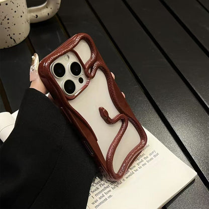 Matte holle slang telefoonhoesje