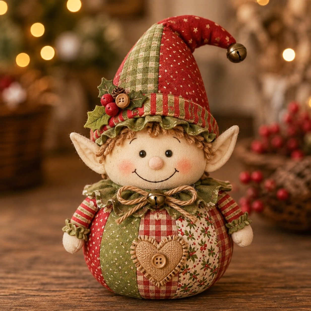 🔥Limited Time Sale 49% OFF - 🎄🎅Patchwork Fabric Doll DIY Kit