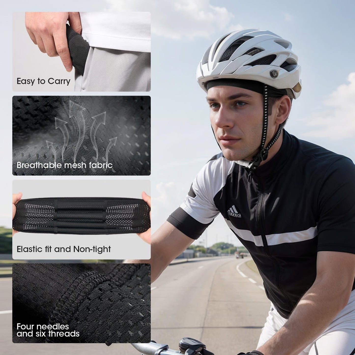 De Ultralichte Headwear voor Sport & Avontuur! 🧢🏃‍♂️🌟 Set van twee ademende hoofdbedekkingen voor heren