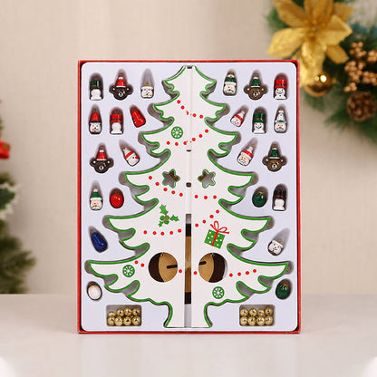 🎄 Zelfgemaakte houten kerstboomversiering
