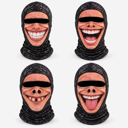 😂❄️ Grappig gezichtsmasker voor ski's – Hilarische bivakmuts voor de winter en het skiën !🎿