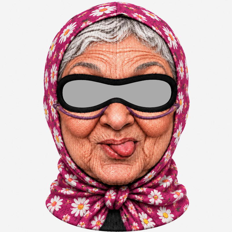 😂🎿 Grappige Oma Skimuts – Gegarandeerd Lachen op Elk Feestje!