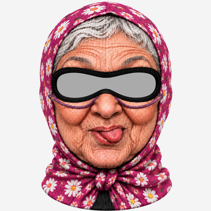 😂🎿 Grappige Oma Skimuts – Gegarandeerd Lachen op Elk Feestje!