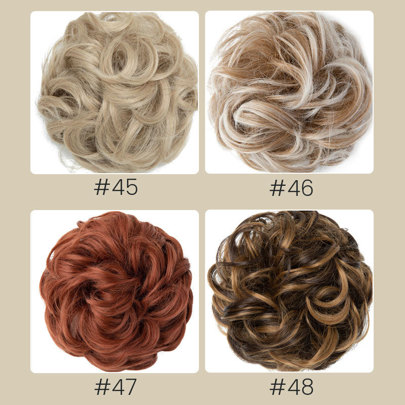 🔥50% Korting🔥 Onzichtbare pluizige natuurlijke pruik haarband- 48 kleuren