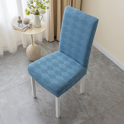 🪑 Elastische stoelhoes voor aan de eettafel met een zachte bubbelstructuur