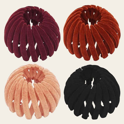 Lazy Hair Bun & Paardenstaartcli – Eenvoudig haaraccessoire voor een opgestoken kapsel in 10 seconden 🧸✨