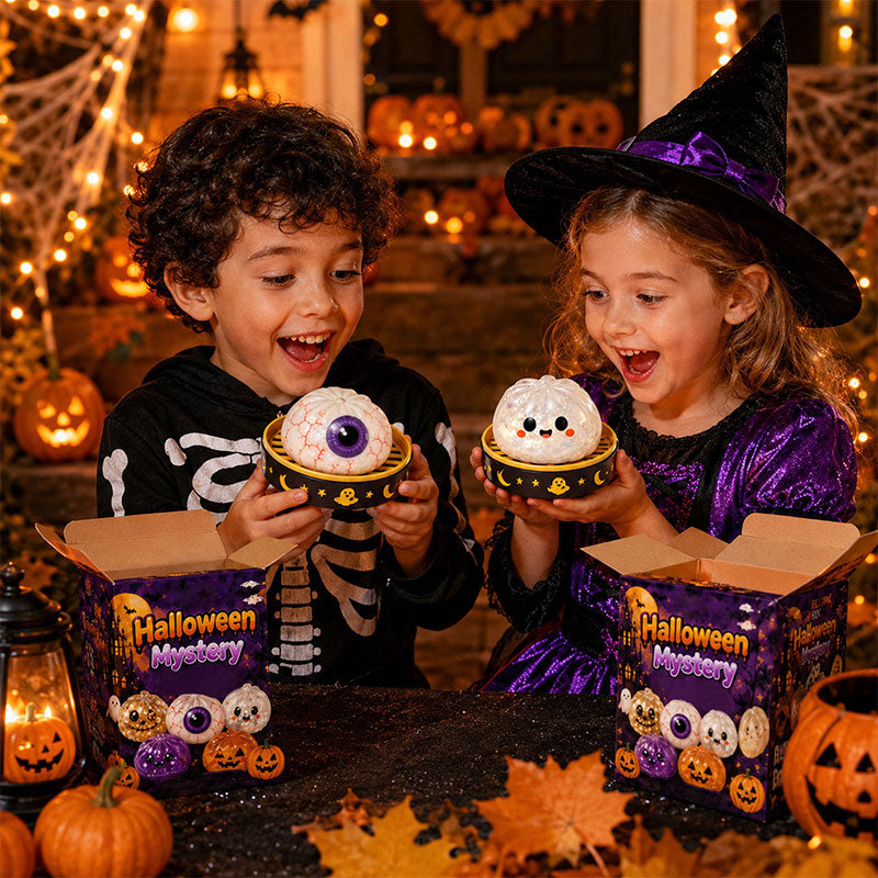 Halloween Verrassings Speelgoed Set – Schattig, Zacht & Leuk 🎃👻✨