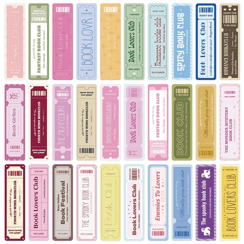 De Schattigste Boekenleggers voor Elke BookTok Fan! 📖🔖 Set van 30 schattige bladwijzers voor boekenliefhebbers