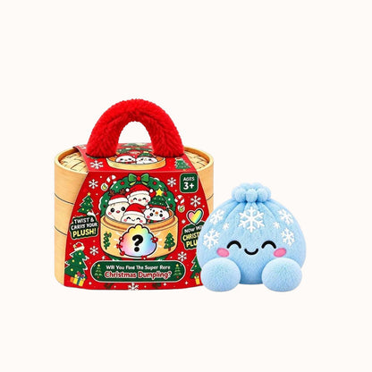 🥟🎄 Kerst Dumpling Knuffel – Het Schattigste Kerstmaatje! ❤️