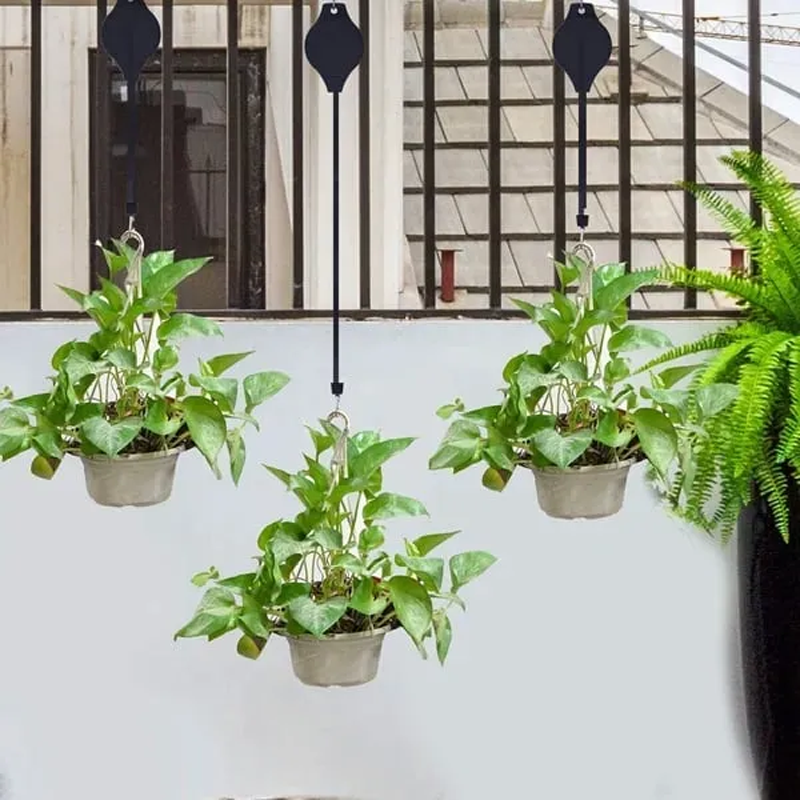 🌳 Intrekbare hefmand-tuinhaak