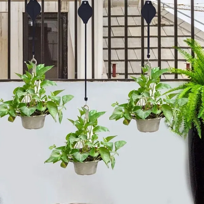 🌳 Intrekbare hefmand-tuinhaak