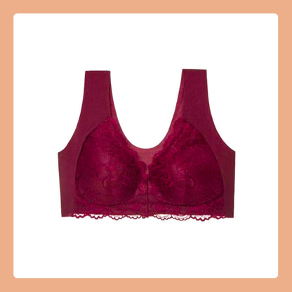 Voorste knoop dunne beha kant sexy lingerie