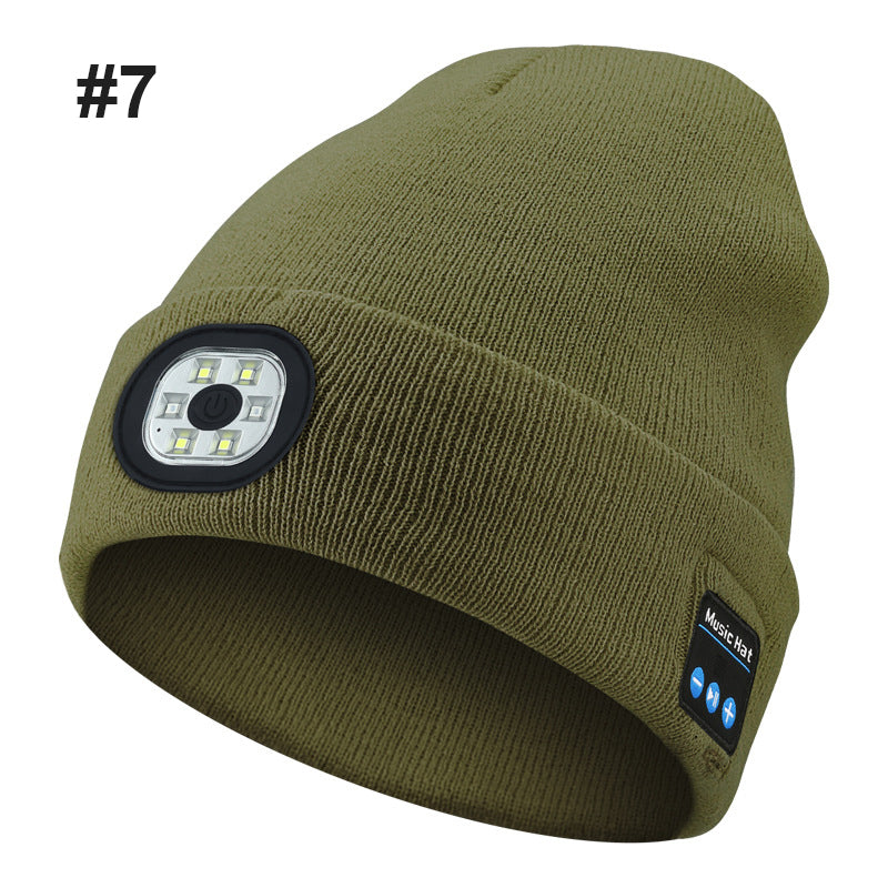 Bluetooth LED Gebreide Muts
