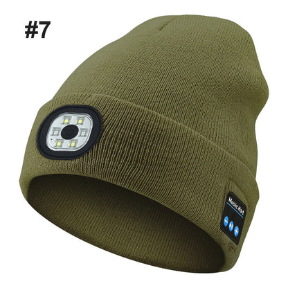Bluetooth LED Gebreide Muts