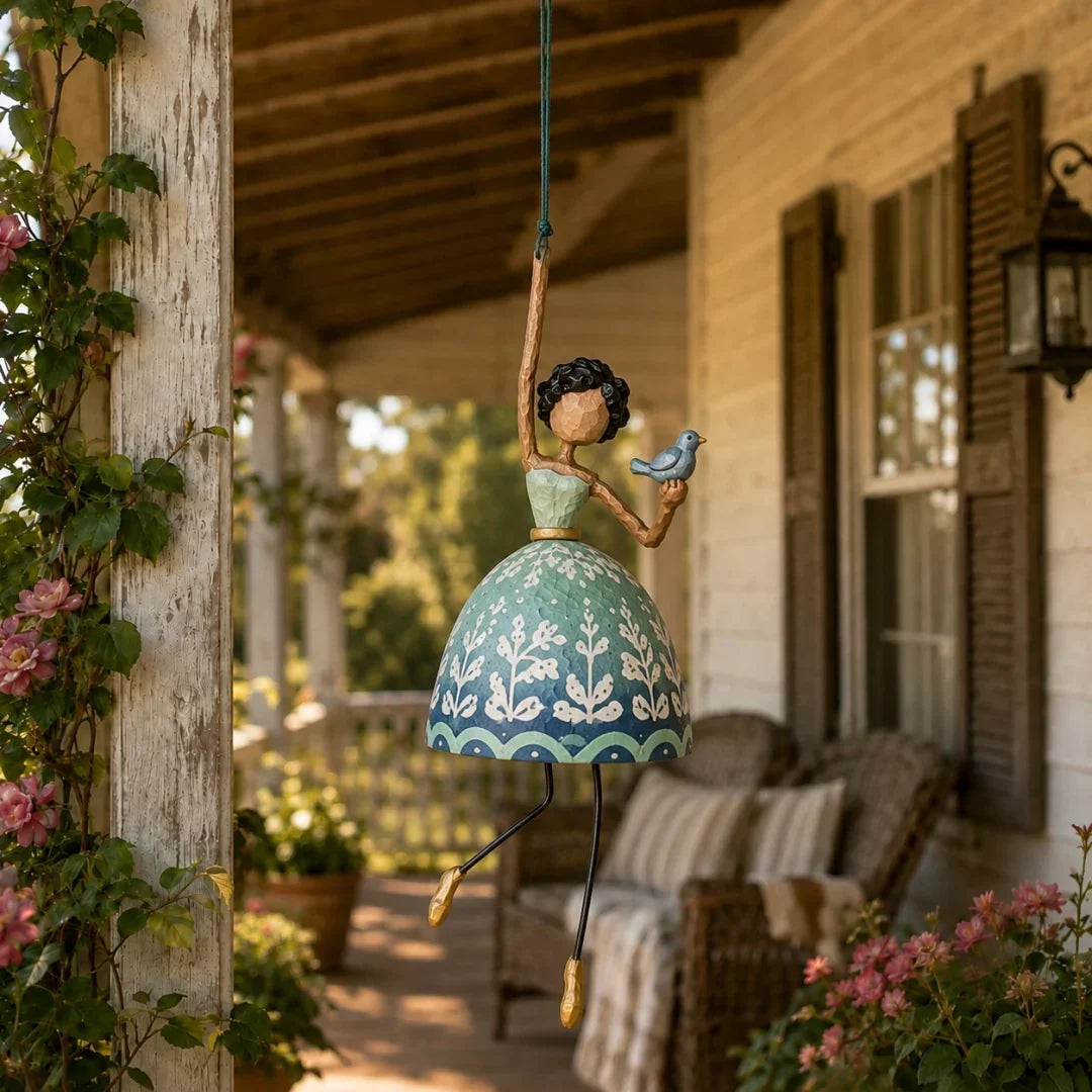 💃🌸 Laat je ruimte dansen — Speels hangend ornament met dansende dame