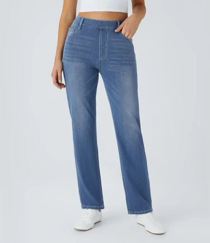 Lotte | Elastische en comfortabele broek met hoge taille