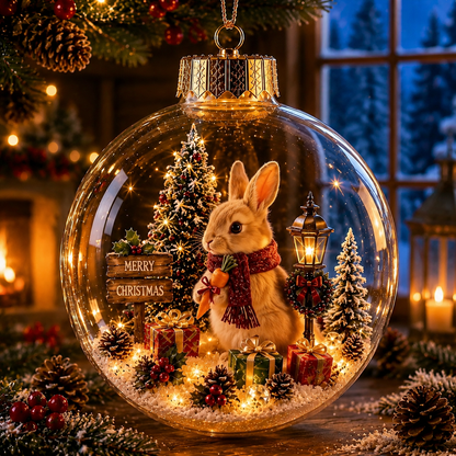 🎄🐻 Animalen Kerstsneeuwbol – Een Betoverend Wintertafereel Voor Thuis! ❄️✨