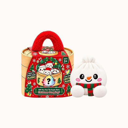 🥟🎄 Kerst Dumpling Knuffel – Het Schattigste Kerstmaatje! ❤️