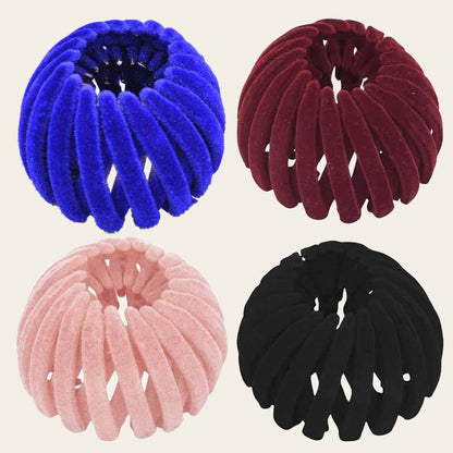 Lazy Hair Bun & Paardenstaartcli – Eenvoudig haaraccessoire voor een opgestoken kapsel in 10 seconden 🧸✨