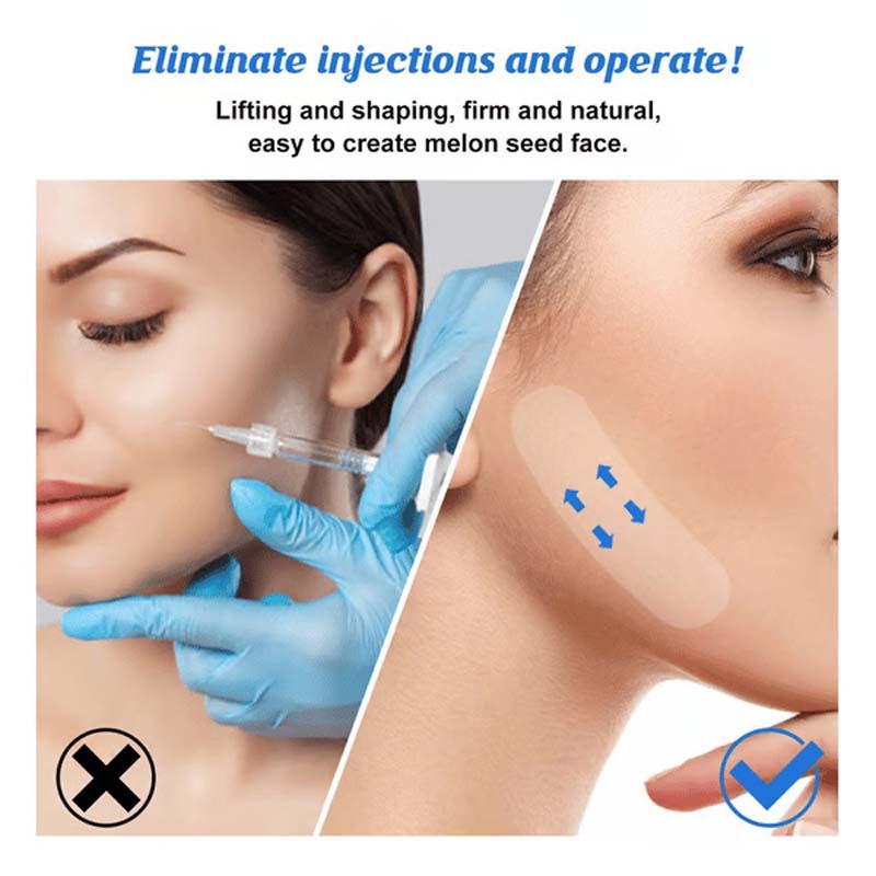 💁‍♀️ Bereik direct een jeugdige V-vorm ✨ Instant Face & Neck Lift Tape - Voor een vlekkeloos zelfvertrouwen de hele dag