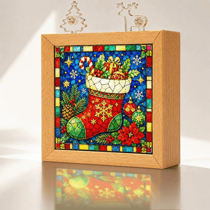 🧩 Nachtlampje met kerstpuzzel — maak je eigen kerstverlichting