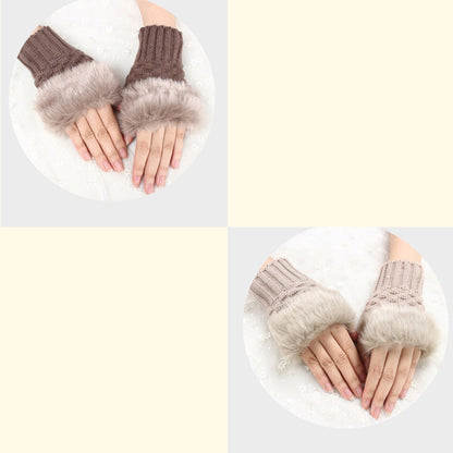 💕KOOP 1 KRIJG 1 GRATIS🔥 Fuzzy Zacht Gebreide Warme Vingerloze Handschoenen